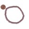 The Bead Chest Wood Stretch Bracelet, Brown - Stackable Beaded Jewelry, Unisex for Men & Women